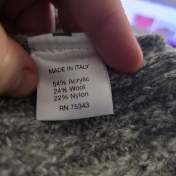 Maryline Italian Wool Blend Sweater Cardigan - Picture 8 of 15